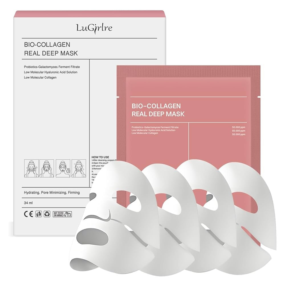 Lot de 4 Masques BIO-COLLAGÈNE